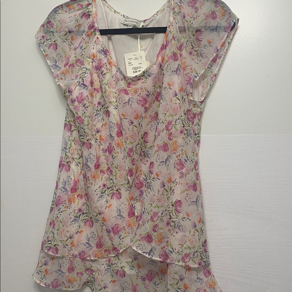 Blousology floral  Print Blouse | Medium